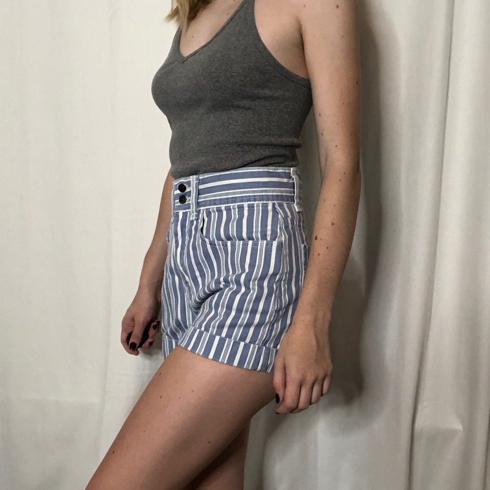 ⭐️2 FOR $20⭐️ Striped High Waisted Shorts